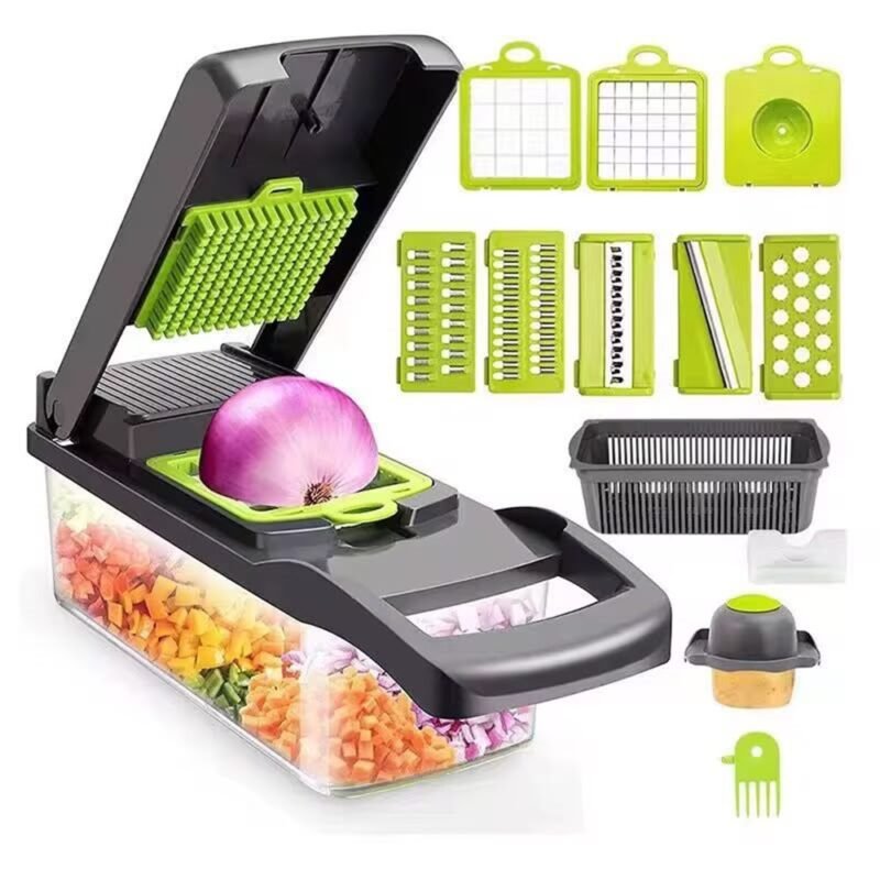 12-in-1 Multifunctional Vegetable Chopper & Dicer